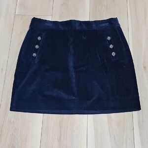 Banana Republic Dark Blue Corduroy Pencil Skirt
